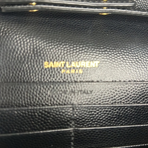 YSL Cassandre Wallet on Chain Black Leather - Picture 11 of 16